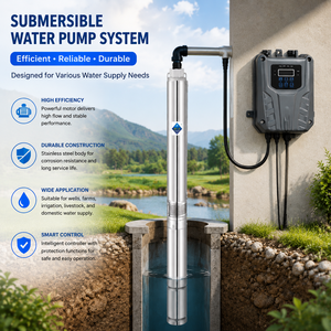 <span class=keywords><strong>Pompe</strong></span> solaire submersible à puits profond SN Factory, alimentation en gros, 72V CC, <span class=keywords><strong>600W</strong></span>, faible hauteur de refoulement, grand <span class=keywords><strong>d</strong></span>ébit, pour l'<span class=keywords><strong>arrosage</strong></span> des grandes serres - Product Image 1
