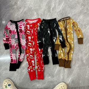 竹子供パジャマ快適な幼児スリープウェアフーティパジャマ男の子と女の子のための赤ちゃんの睡眠セット卸売 - Product Image 2