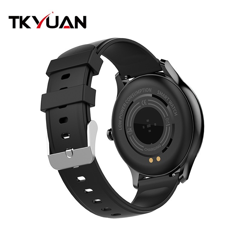 GUANGDONG OEM Factory IP68 Waterproof Fitness Band Round Watch Smart Bracelet Women with 24 Sport modes and Multi-dial optional