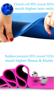 Tapis de gym YINGUAN extra large 80 cm en mousse NBR, durable, antidérapant, imperméable, respirant, écologique, pliable, doux, pour deux personnes, pour la maison - Product Image 4