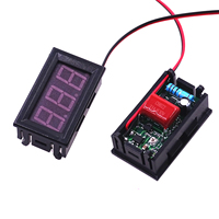 Mini Voltmetro Digitale LED Verde DC 4.5-30V Display a Due Fili Voltmetro Amperometro Rilevatore Tester Indicatore 0.56 Pollici