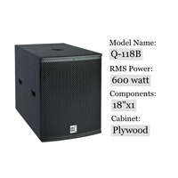Système de caisson de basses CVR de haute qualité 18 pouces