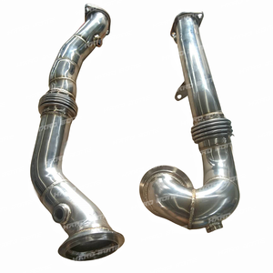 Tuyau de descente d'échappement pour <span class=keywords><strong>BMW</strong></span> E82 e88 E90 E91 E92 E93 135i 335i <span class=keywords><strong>335ix</strong></span> N54 299PS 306PS 2005-2010 tuyaux de descente avec mini chat - Product Image 6