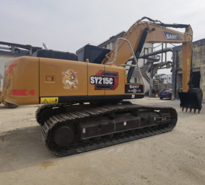 Excavadora de maquinaria usada de alta calidad Excavadora Sany 215C Excavadora de orugas de segunda mano Sany 215C Venta caliente - Product Image 4