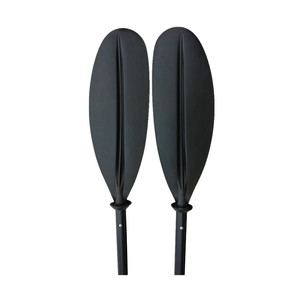 Pagaie de randonnée légère en 4 parties, 4 sections, avec pales en plastique et fibre de verre mélangées, pour kayak et bateau - Product Image 3