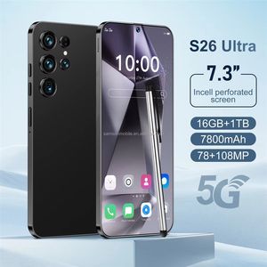 Gran Venta: S26 Ultra 5G <span class=keywords><strong>Android</strong></span> <span class=keywords><strong>13</strong></span>, Doble SIM, Pantalla HD de 7.3 Pulgadas, Batería de 8000mAh, 108MP, Venta en Línea - Product Image 4