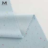 Jersey de poliéster y viscosa de alto rendimiento con textura granulada para ropa infantil duradera y moda moderna vibrante 2509 #