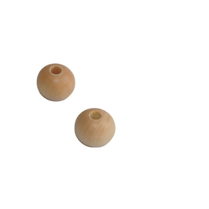 Perline in legno Ilan da 35 mm con foro grande per accessori artigianali - Product Image 2