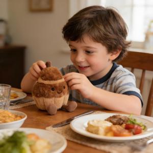 Jelly Cat Amuseables <span class=keywords><strong>Brigitte</strong></span> Brioche, jouets en peluche, jouets en peluche mignons en forme de nourriture, petites poupées, cadeau parfait pour un anniversaire, des vacances - Product Image 6