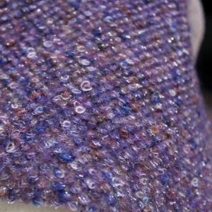 2025 kış yeni ceket kumaş toptan en iyi fiyat mor yumuşak rahat balık pulu Shinning simli yün tüvit kumaş - Product Image 5