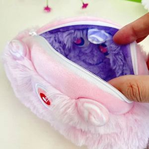 Estuche de Lápices de Felpa de Doble Cara Monster, Estuche de Papelería de Gran Capacidad para Niños y Niñas, Ideal para Mudanzas - Product Image 3