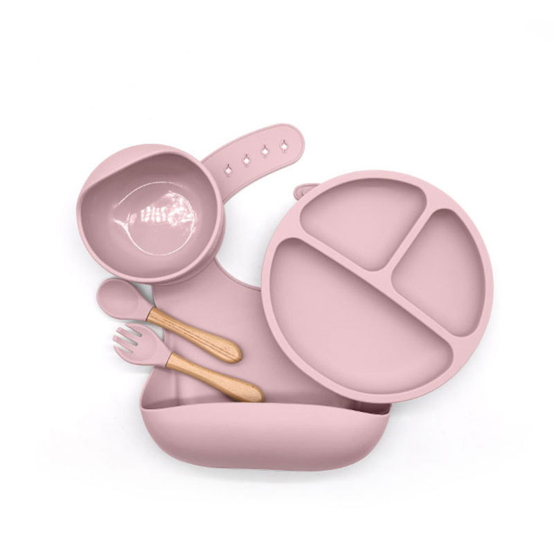 Silicone Baby Feeding Set Feeding & Nursing Bibs Baby Care Supplies…
