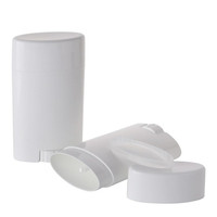 Usine ODM RUIPACK, usine personnalisée, conteneur de déodorant en plastique en forme ovale de 15 ml, 40 ml, 50 ml, 75 ml