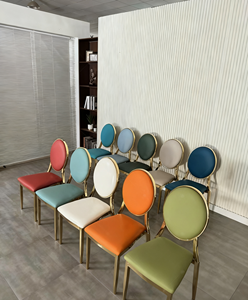 Chaises d'hôtel modernes en métal, très vendues, design simple et empilable, pour les mariages, les restaurants, les banquets, électro-plaquées, excellent rapport qualité-prix - Product Image 1