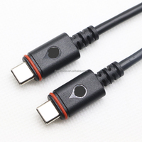 Kabel data USB tahan air pria TYPE-C kustom TYP E.C jantan ke TYP E.C jantan kabel tahan air