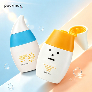 Envase Cosmético Vacío con Forma de Muñeco de Nieve de 40 ml con Barrera de EVOH – Para Protector Solar, Base de Maquillaje, Crema de Manos y Loción Fijadora - Product Image 6