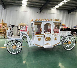Derniers modèles de calèche de mariage royal européen Transport spécial extérieur Chariot de calèche de Noël - Product Image 5