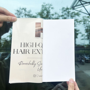 Calcomanías electrostáticas transparentes extraíbles personalizadas de alta calidad sin pegamento, pegatinas adhesivas estáticas decorativas para ventana de tienda de coches - Product Image 6