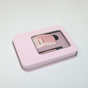 Maßgefertigte Rechteckige Metall-Leerdose für Kondome, Recycelbare Lebensmittelqualität, Bonbon-Aufbewahrungsdose, Mini Tragbare Dose mit Klappdeckel für Bastelarbeiten - Product Image 1