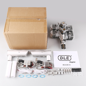 DLE120-T4 Fixed Wing <b>Gasoline</b> 120CC Displacement Model Aircraft Engine, Four Cylinder Two-Stroke Aviation Naturally Air-Cooled - Product Image 1