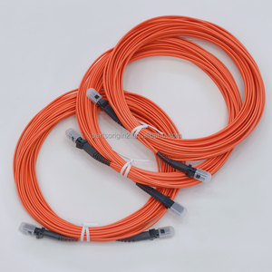 สายแพทช์ไฟเบอร์ MTRJ ต่อ MTRJ แบบมัลติโหมด OM1 OM2 ขนาด 62.5/125 50/125 สีส้ม สายจัมเปอร์ไฟเบอร์ออปติก PVC สำหรับการสื่อสารเครือข่าย - Product Image 4