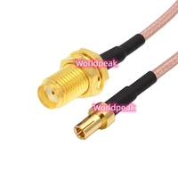 Câble d'assemblage SMA femelle SMA mâle vers TS9 femelle RG316 RG316/U, câble de raccordement RF flexible pour modem LTE, routeur sans fil, antenne