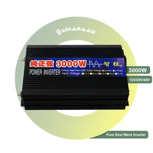 Hoge Kwaliteit 12V 24V Dc Naar Ac 110V 220V Pure Sinus Omvormer Omvormer 600W 1000W 3000W