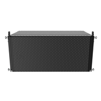 Système de sonorisation professionnel alimenté par l'audio Haut-parleurs passifs Line Array de 10 pouces Impédance de 16 ohms pour les applications intérieures extérieures