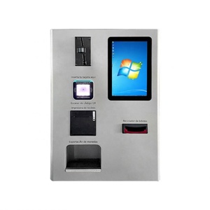 10.1'' Touch Screen Currency Exchange Kiosk Cash/Coin Acceptor Self Service Kiosk SDK Service Support QR <b>Scanner</b> <b>Printer</b> Shop - Product Image 2