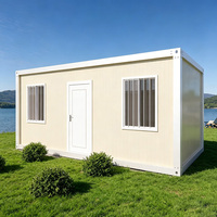 Casa Contenedor Prefabricada Desmontable de 10 pies/20 pies, a Prueba de Humedad, Unidad Individual, con Barra de Seguridad y Ventana