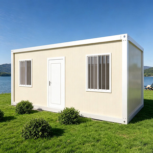 Casa Contenedor Prefabricada Desmontable de 10 pies/20 pies, <span class=keywords><strong>a</strong></span> Prueba de Humedad, Unidad Individual, con Barra de Seguridad y Ventana - Product Image 1