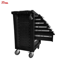 Chariot de rangement d'outils RTTOOL OEM personnalisable à 7 tiroirs avec ensemble d'outils, armoire à roulettes en fer pour atelier
