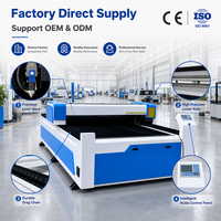 Machine de découpe laser CO2 grand format 1325, 1300x2500mm, contrôle Ruida, découpeur non-métallique pour acrylique, MDF, contreplaqué, bois