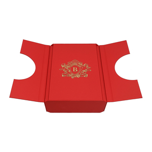 Caja de Regalo de Cartón Rígido Magnética de Doble Apertura de Lujo para Licores, Champán, Whisky y Vino, con Asa - Product Image 5
