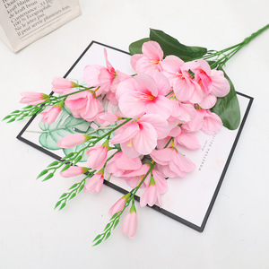 Fleurs artificielles en soie de gladiolus simulées, haute simulation, pour décorations de mariage et de maison - Product Image 6