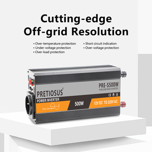 محول Pretiosus محول سيارة 12 فولت 24 فولت تيار مستمر إلى 7.5 V محول محول طاقة موجة جيبية نقية - Product Image 2