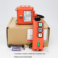 F21-2S à une vitesse 433/315mhz 4 canaux radio industrielle télécommande intelligente pour station de commande pendante de grue