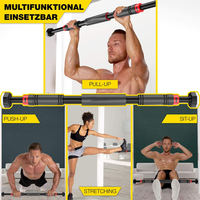 Pull Up Barra horizontal Ejercicios Puerta Pared Ejercicio en casa Fitness Gimnasio para marco Puerta Marco Pasillo Aisl