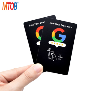 Fabrika fiyat Google İnceleme musluk kartı 13.56MHz Google yorum kartı NFC PVC Google NFC yorum kartı - Product Image 5