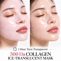 Masque facial en hydrogel au bio-collagène coréen pour les soins de la peau du visage pendant la nuit, avec des bienfaits raffermissants, liftants et anti-rides