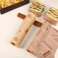 Vente en gros de cartons antiadhésifs de haute qualité, résistants aux graisses, papier parchemin de qualité alimentaire pour la cuisine et la pâtisserie