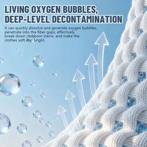 Tablettes de nettoyage multi-usages pour salle de bain, cubes de nettoyage effervescents, tablettes nettoyantes multi-surfaces effervescentes pour éliminer les taches - Product Image 4