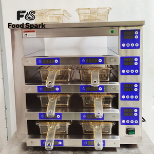 McDonald's KFC 2/3/4-laags hamburger-vleespasteitjes-warmer fastfood-warmer displaykast 6/8 bakken hamburgerpatty toonbank warme verkoop - Product Image 3