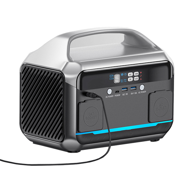 Energy Storage Outdoor Portable Mobile Power Station 600 W Outdoor Camping RV Fishing Travel Power Station