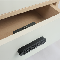 Serrure de meuble électronique intelligente sans clé, déverrouillage par empreinte digitale, en alliage de zinc, pour armoire de chambre d'hôtel et tiroir