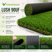 Gazon Artificiel Commercial Verdigrass Premium 30mm Haute Densité Écologique Garantie 15 Ans Idéal Centres Commerciaux