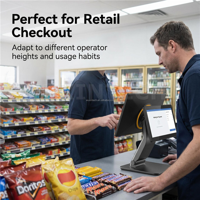 Factory Direct 15.6 Inch All-in-One POS System Custom New Design High End Point Cash Register for Retail Retail Custom Design