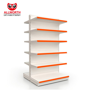 Estante de supermercado de Panel trasero <span class=keywords><strong>Central</strong></span> Multibar más vendido al por mayor de doble cara para libro de revista de periódico - Product Image 1