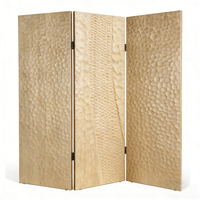 Panel Decorativo 3D con Textura Grabada CNC, Personalización de Fábrica, para Pared de Recepción de Hotel
