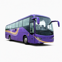 Autocar de tourisme électrique TENGLONG 12m 53 places RHD avec toilettes, autonomie de 450 km